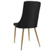 Worldwide Home Furnishings Antoine-Side Chair-Black Side Chair, Set Of 2 202-573BK