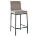 Worldwide Home Furnishings Diego-26" Counter Stool-Grey/Grey 26" Counter Stool, Set Of 2 203-101GY/GY