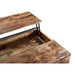 Worldwide Home Furnishings Ojas-Lift-Top Coffee Table-Natural Burnt Rectangular Lift-Top Coffee Table 301-513NT