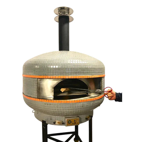 WPPO Professional Digital Wood Fire Outdoor Pizza Oven with Convection Fan WKPM-D700
