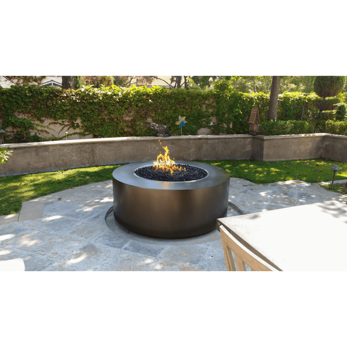 The Outdoor Plus 24" Tall Round Unity Fire Pit | Stainless Steel