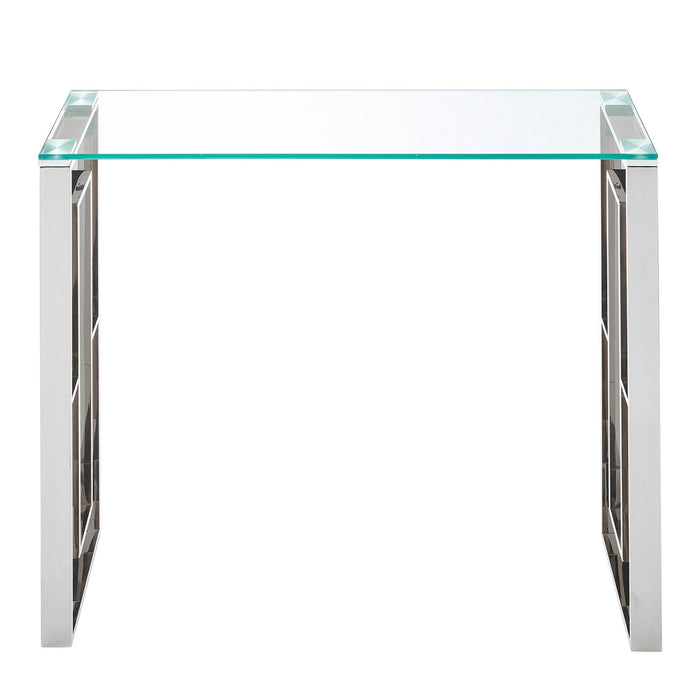 Worldwide Home Furnishings Eros-Console/Desk-Silver Console/Desk 502-482CH