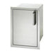 Fire Magic Flush Single Door with Dual Drawers