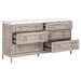 Essentials For Living Traditions Azure Carrera 6-Drawer Double Dresser 6155.NG-BSTL/WHT