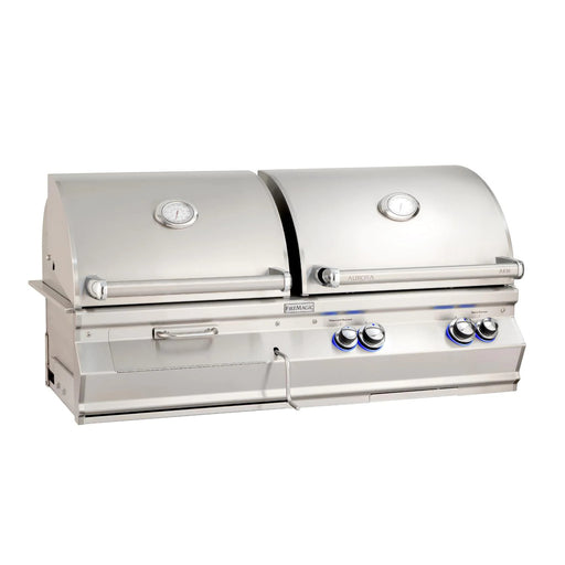 Fire Magic Aurora A830i Gas and Charcoal Combo-Built-In Gas Grill with Infrared Burner