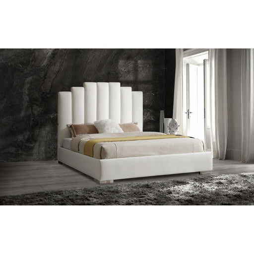 Whiteline Modern Living Jordan King Bed White