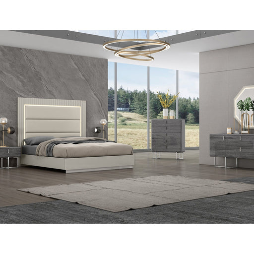 Whiteline Modern Living Chloe King Bed