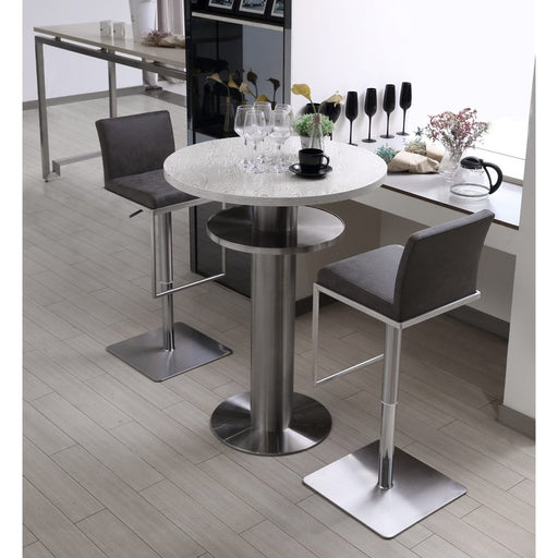 Whiteline Modern Living Clay Barstool