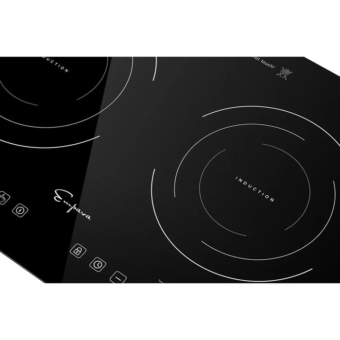 Empava 12 inch Induction Cooktop with 2 burners EMPV-IDC12B2