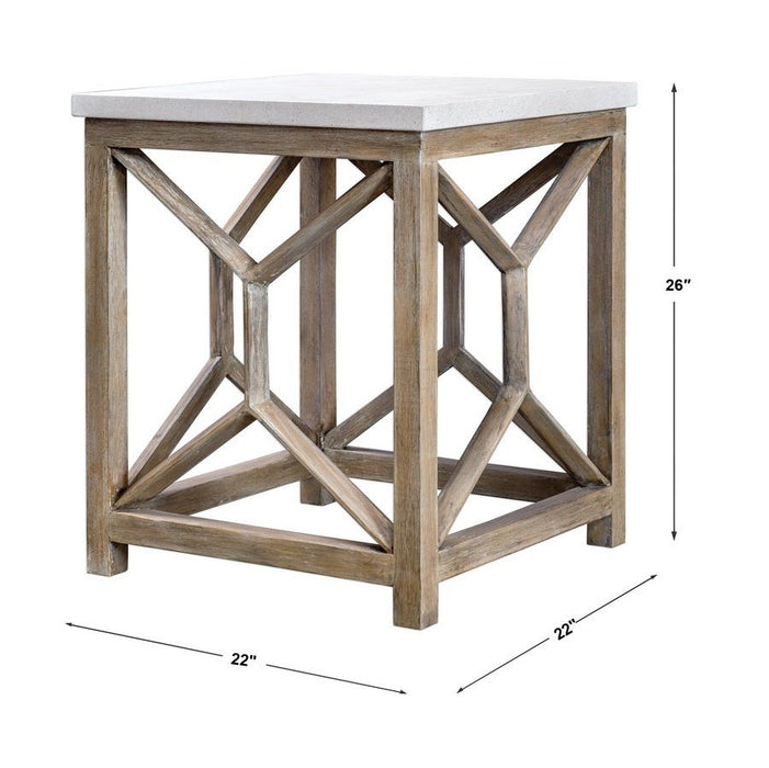 Uttermost Catali Stone End Table 25886