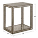 Uttermost Julie Mirrored End Table 24858