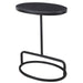 Uttermost Jessenia Black Marble Accent Table 25207