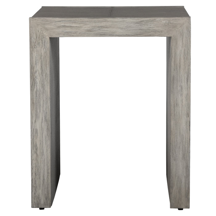 Uttermost Aerina Modern Gray End Table 25214