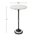 Uttermost Sentry White Marble Accent Table 25231