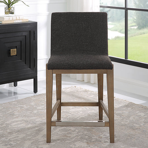 Uttermost Klemens Chocolate Counter Stool 23822