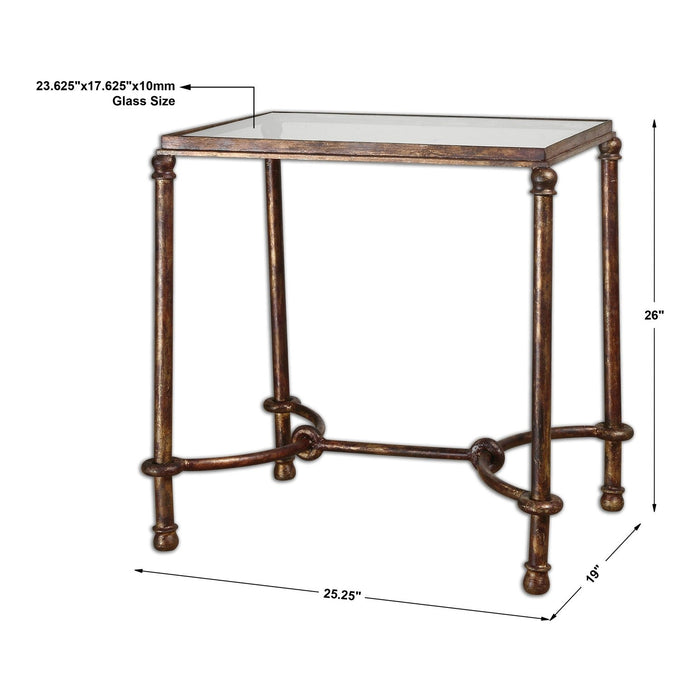 Uttermost Warring Iron End Table 24334
