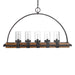 Uttermost Atwood 5 Light Rustic Linear Chandelier 21328