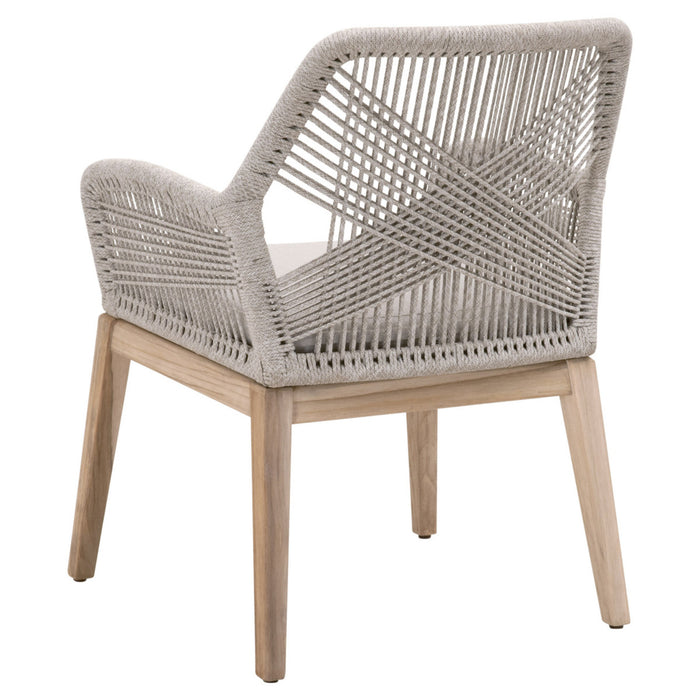Essentials For Living Woven - Outdoor Loom Outdoor Arm Chair, Set of 2 6809KD.WTA/PUM/GT