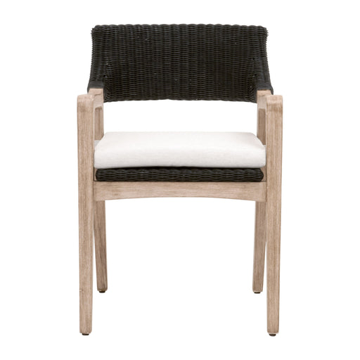Essentials For Living Woven Lucia Arm Chair 6810.BLR/WHT/NG