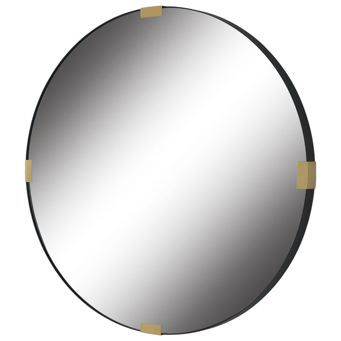 Uttermost Clip Modern Round Mirror 09882