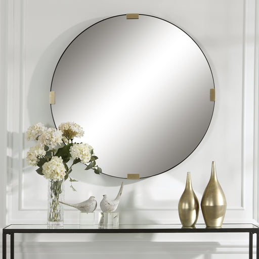 Uttermost Clip Modern Round Mirror 09882