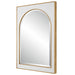 Uttermost Crisanta Gloss White Arch Mirror 09916