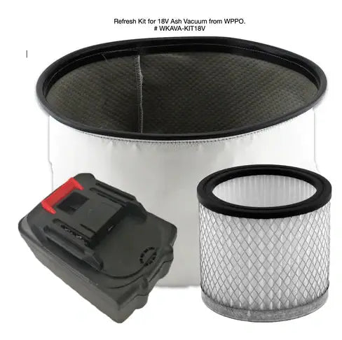 WPPO Refresh Kit for 18V Ash Vacuum WKAVA-KIT18V
