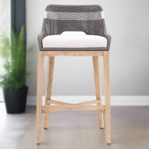 Essentials For Living Woven Tapestry Barstool 6850BS.DOV/WHT/NG