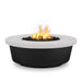 The Outdoor Plus 48" Round Tempe Fire Pit | Black & White Powder Coat