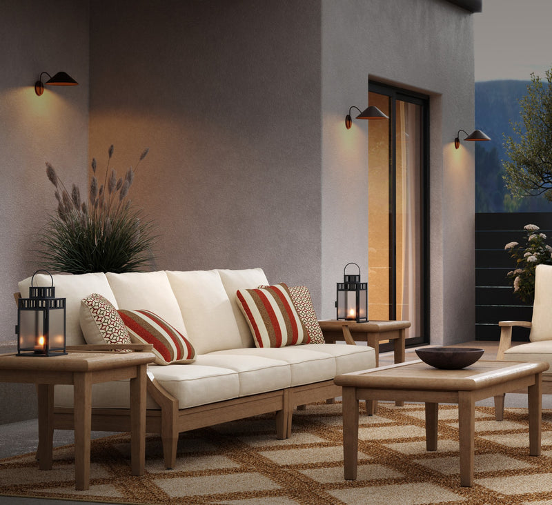 Outdoor patio seating