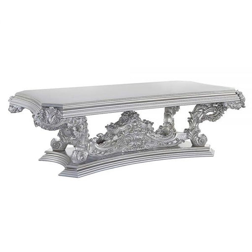 Acme Furniture Valkyrie Dining Table - Top in Antique Platinum Finish DN00689-1