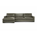 GTR Vancouver Upholstered Chaise Sectional in Portofino Cavalla, LAF