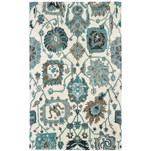 Oriental Weavers Zahra 75503 Ivory/ Blue 8' x 10' Indoor Area Rug Z75503244305ST