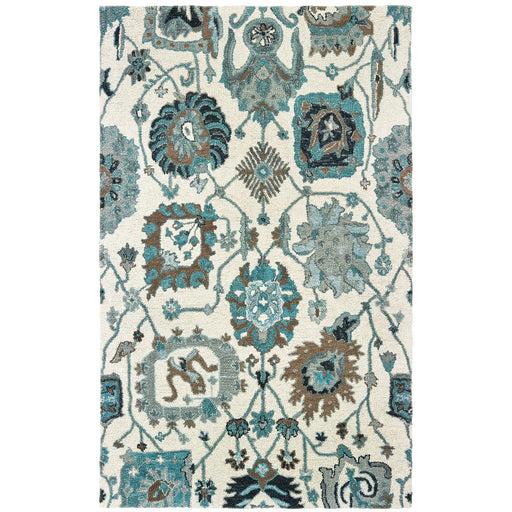 Oriental Weavers Zahra 75503 Ivory/ Blue 10' x 13' Indoor Area Rug Z75503305396ST