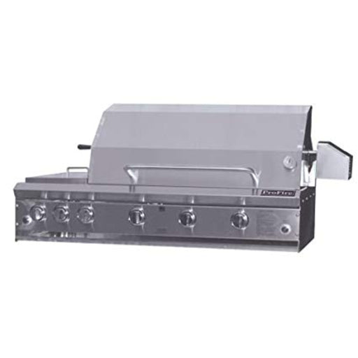 ProFire Briquette Series 48-Inch Built-In Infrared Hybrid Grill With Double Side Burner