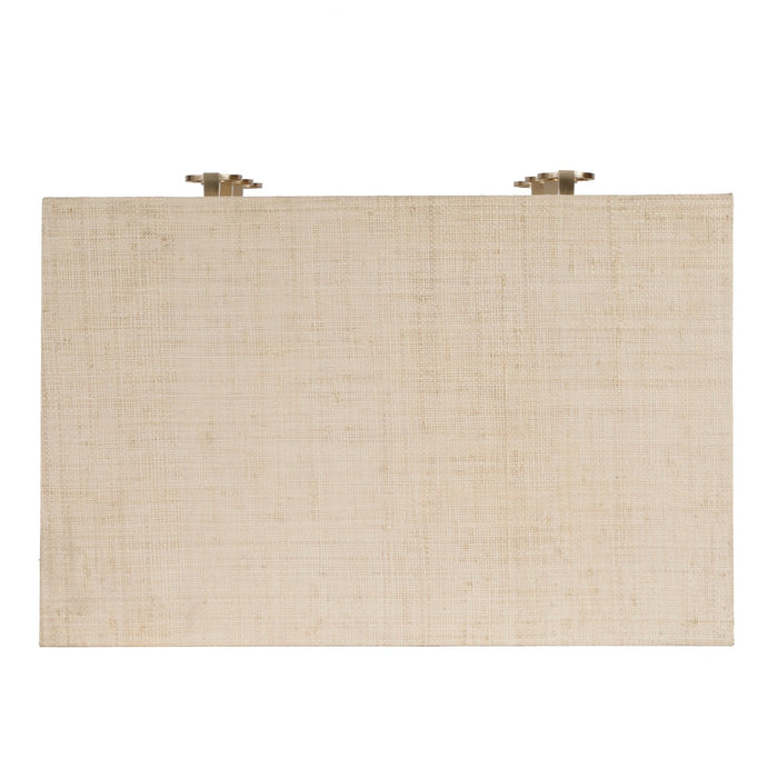 Butler Specialty Company Bar Harbor Raffia 3 Drawer Nightstand, Natural 5667362