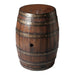 Butler Specialty Company Lovell Rustic Barrel Table, Dark Brown 6044120