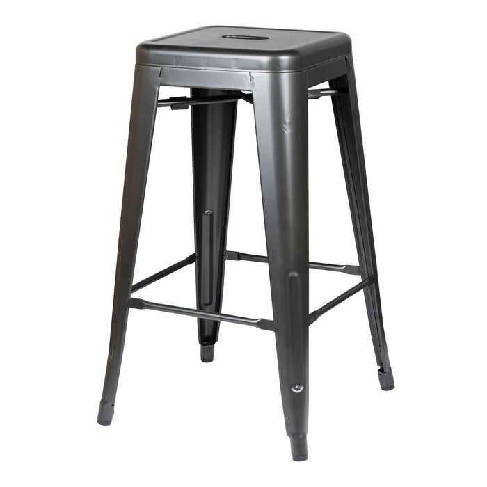 New Pacific Direct Metropolis Metal Backless Counter Stool, Set of 4 938626-GM