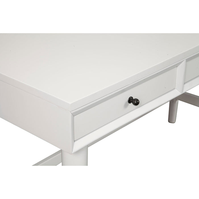 Alpine Furniture Flynn Large Desk, White 966-W-66