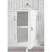 NovaSolo Skansen Kitchen Hutch Cabinet with 5 Doors 3 Drawers in Classic White BCA614