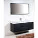 KubeBath Bliss 60" Wall Mount Modern Bathroom Vanity
