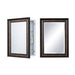 Bellaterra Home 808990-MC 22" x 30" Rectangle Wall-Mounted Framed Mirror Medicine Cabinet