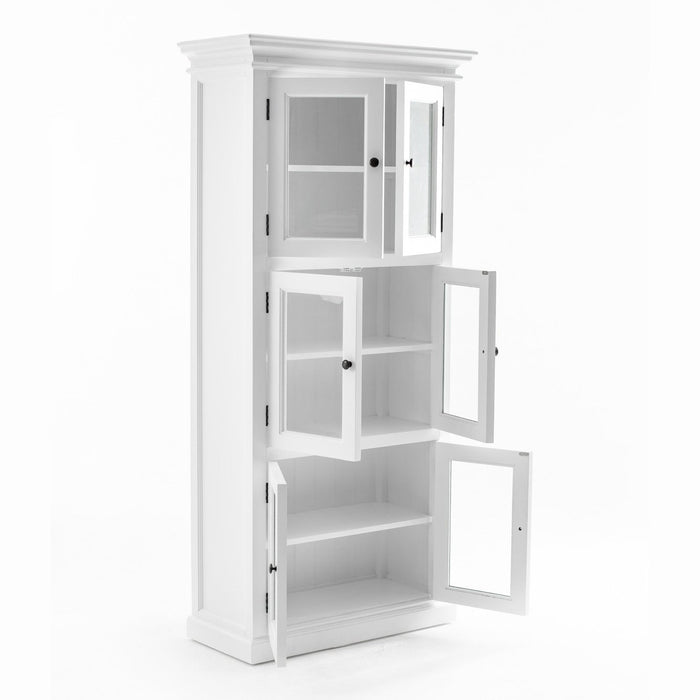 NovaSolo Halifax 3 Level Pantry Storage Cabinet White CA610