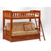 Night and Day Furniture Spices Cinnamon Twin/Futon Bunk Bed