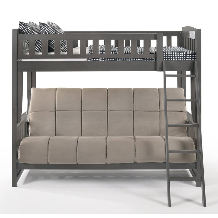Night and Day Furniture Spices Cinnamon Twin/Futon Bunk Bed