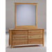 Night and Day Furniture Clove 6 Drawer Dresser w/Mirror