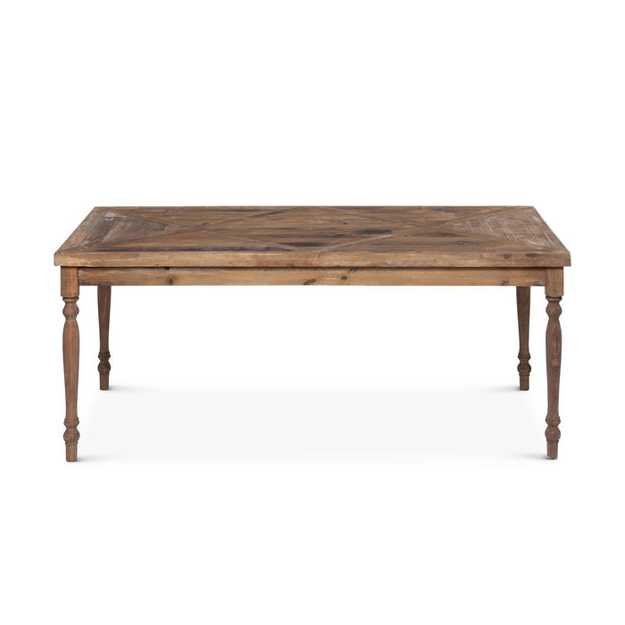 Park Hill Collection Rustic Farmhouse Style Kitchen Wood Dining Table EFC00991
