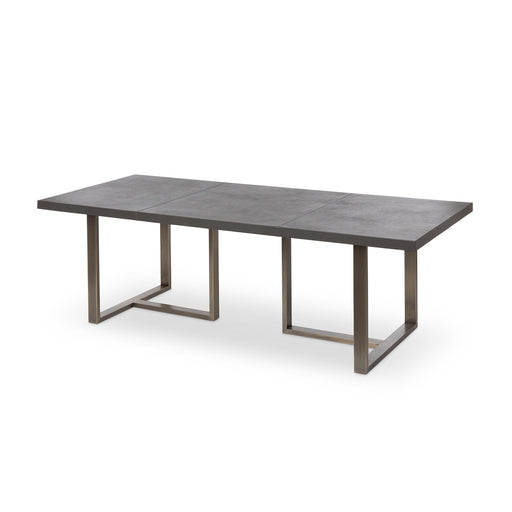 Park Hill Collection Dalton Leather Top Dining Table EFT26320