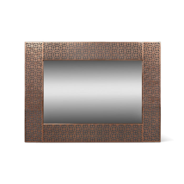 Park Hill Collection Sahara Leather Framed Mirror EWI26322