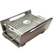 Tagwood BBQ Table Top Warming Brazier | Stainless steel and Acacia wood | BBQ07SS-